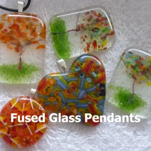 Fused Glass Pendants