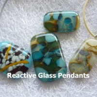 Reactive Glass Pendants