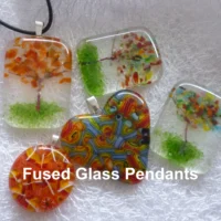Fused Glass Pendants